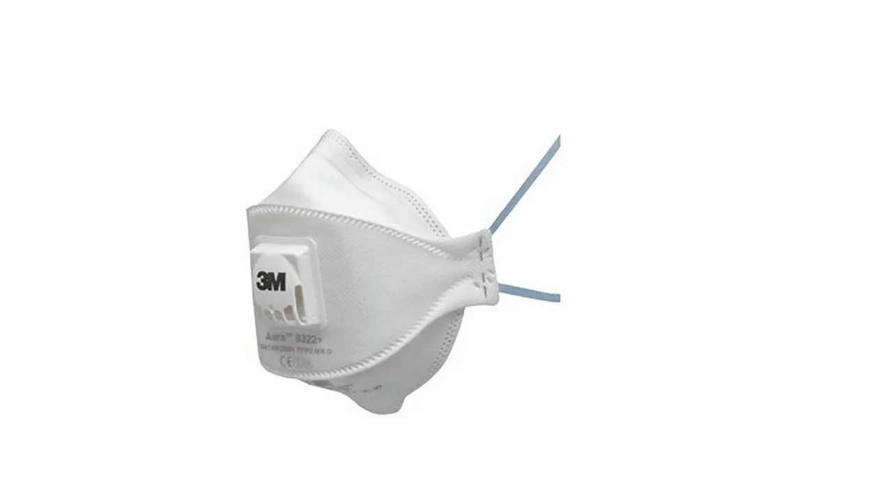 3M Aura FFP2 Valved Particulate Respirator - Box of 10