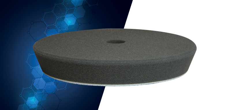 Allchem 352 Black Finishing flat foam pad - Trapezium