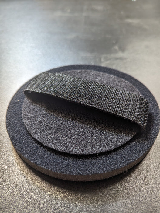 Allchem Velcro Had Pad for Polydisc with Soft Interface 160mm Black (Each)