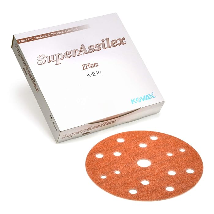 Kovax K240 152mm Super Assilex Sp Tack Discs 15 Hole - 25 per Box