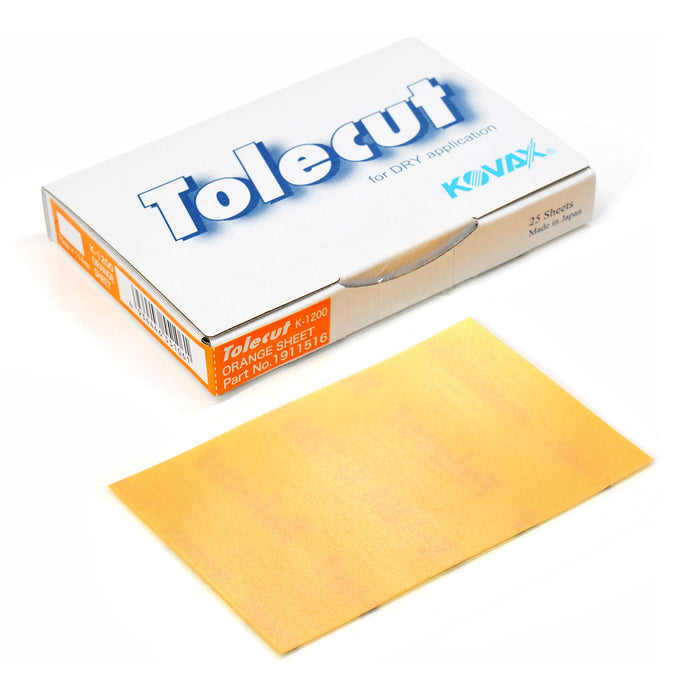 Kovax Tolecut Orange Stick-On 70mm x 114m K1200