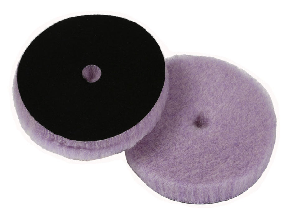 Lake Country Purple Foamed Wool 58-4275 7.5 Inch Pad - 1 Inch Pile